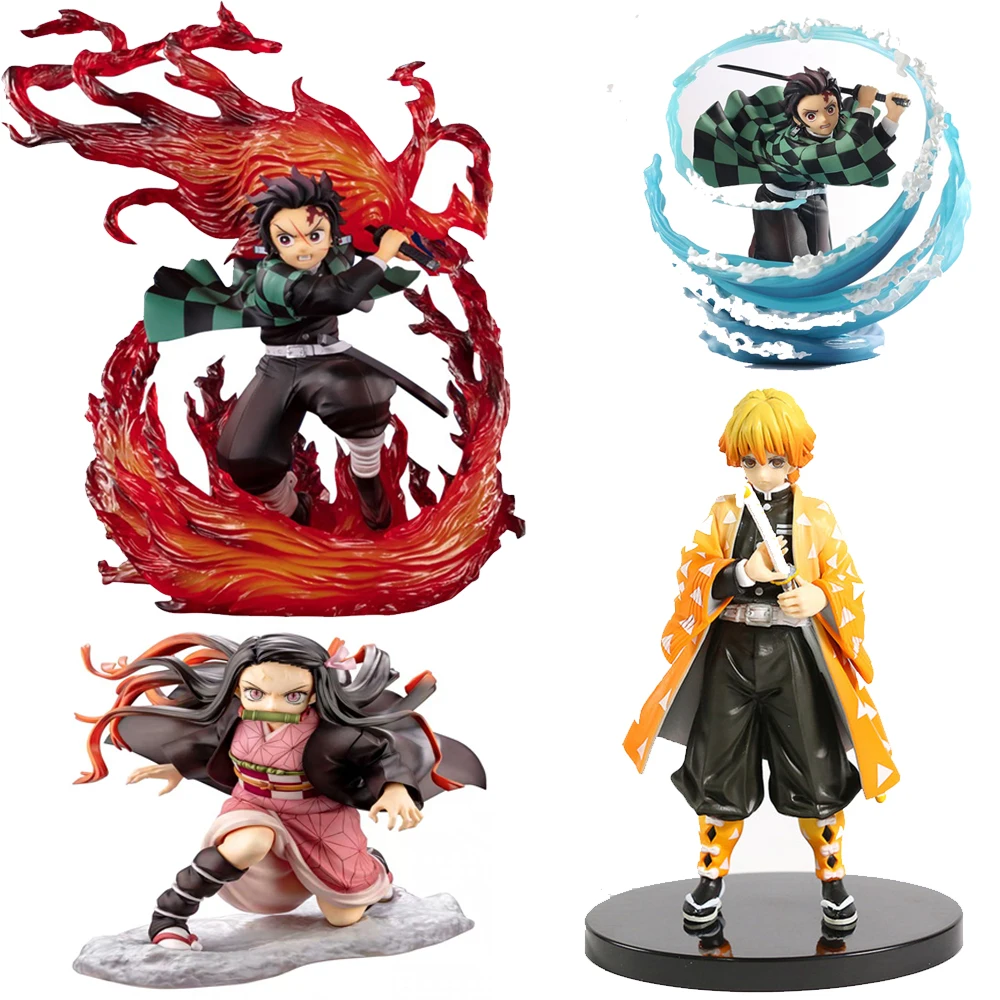 

Фигурка героя аниме Kamado Tanjirou Hinokami Kagura, фигурка Kimetsu No Yaiba фигурка нуля, модель, кукла в подарок