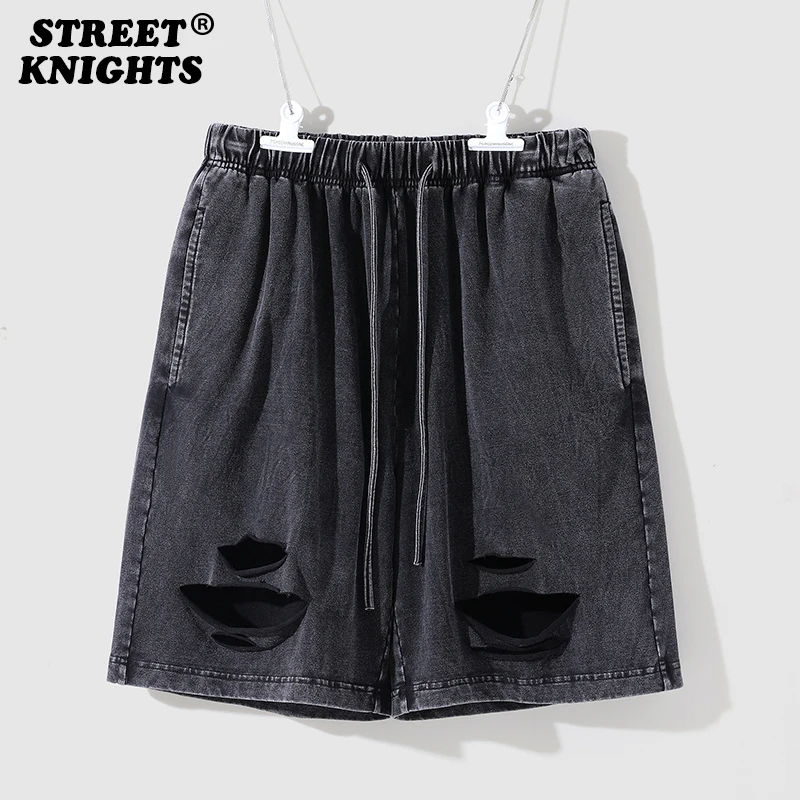 Бриджи мужские однотонные из хлопка Модные дышащие повседневные карго