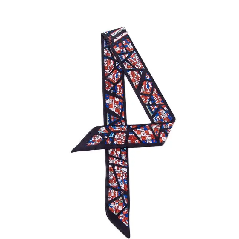 Рисунок 3 - Женский длинный шелковый шарф в полоску