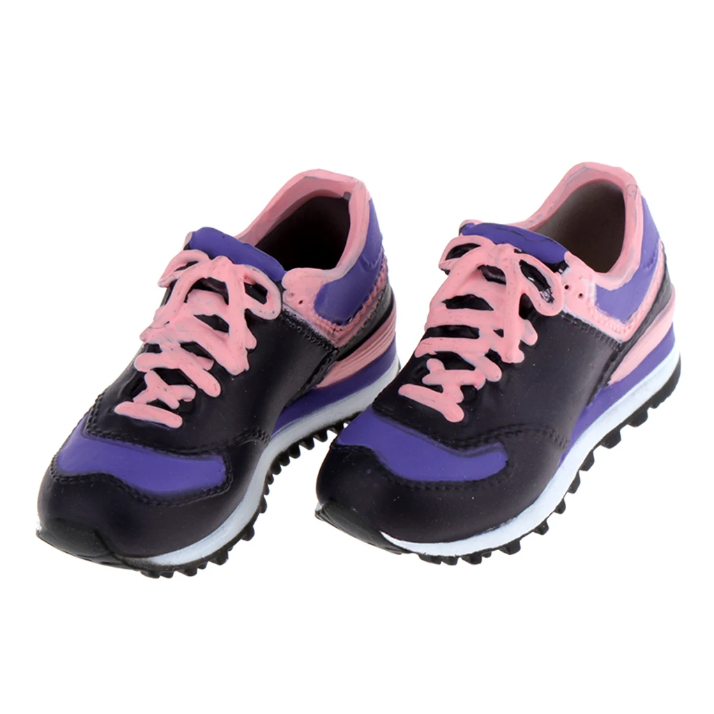 

1/6 Scale Figure Sneakers for 12 inch Female Body - Clothing Shoes for Figures, Cute for Blythe Dolls
