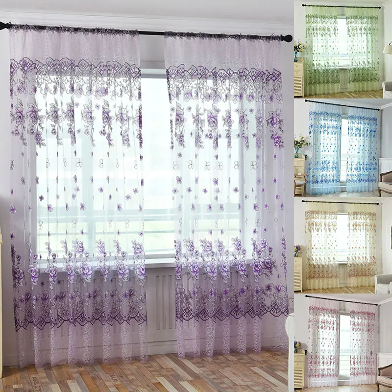 

Sunblind Window Gauze Modern Travers Fashionable Shading Curtain Window Screening Simple Beautiful