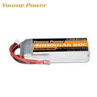 youme lipo 2s 7 4v 3s 11 1v 4000mah 60c 4s 14 8v 6s 22 2v battery xt60 t trx 18 5v 5s for rc parts car quadcopter helicopter