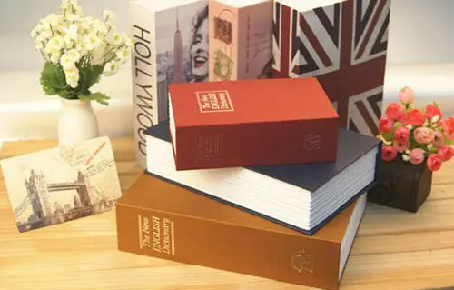 Home Decor Secret Dictionary Book Safe Money Cash Jewel Box Small Piggy Banks | Дом и сад