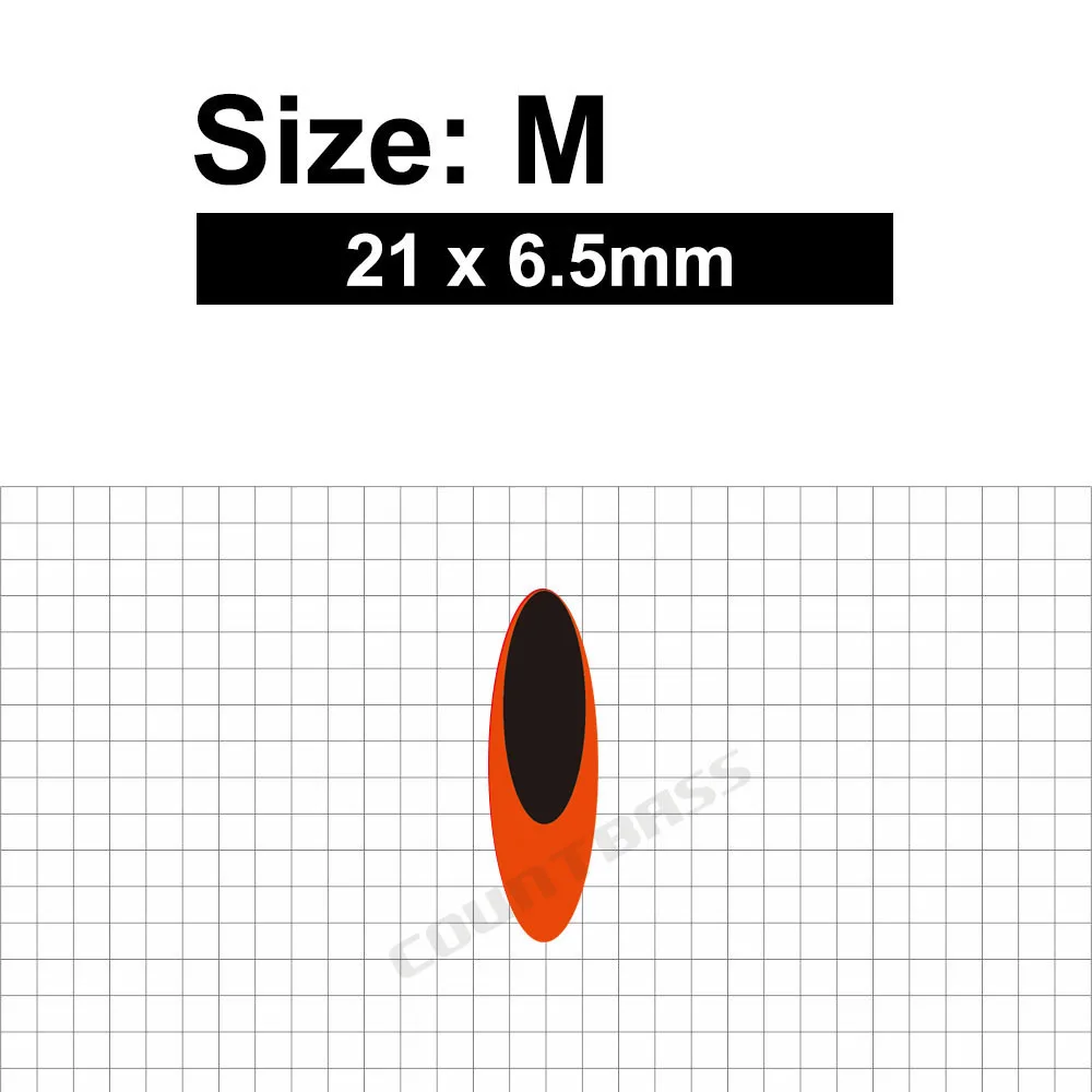 100 шт. 2D лазерная рыболовная приманка с глазами для ваших металлических медленных