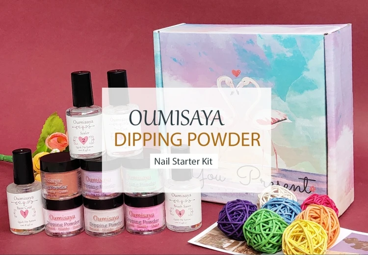 10 г/шт. набор контактов для тестирования 10 в 1 комплект Oumisaya порошок для ногтей Starter Kit с Dip полезных мелочей с ярлыком(Базовое покрытие, герметик для защиты, топовое покрытие