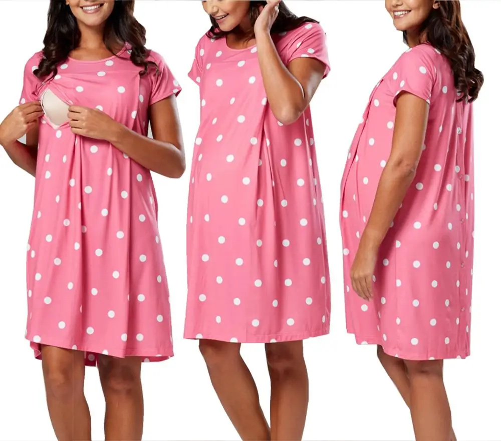 Ночная рубашка для кормящих женщин платье на бретельках матерей без рукавов в