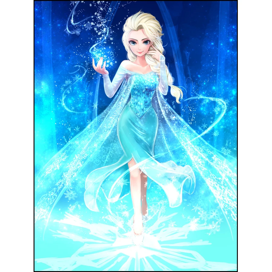 Полная дрель Алмазная картина Хрустальная принцесса новая 5D алмазная вышивка 3D