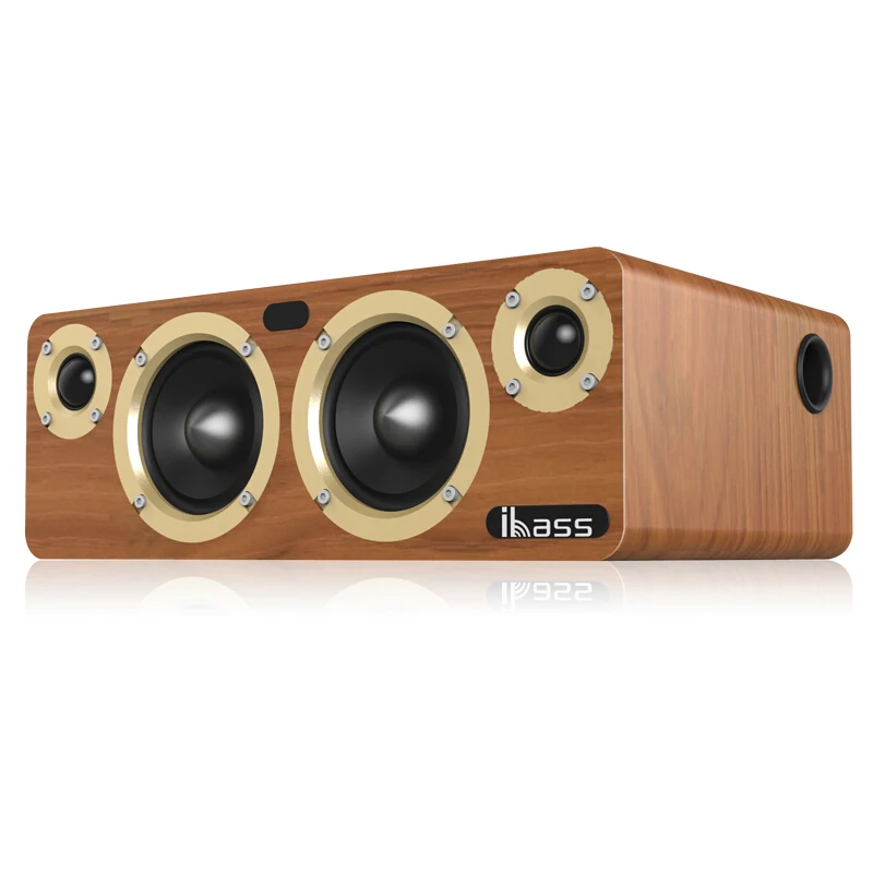 Настольный деревянный Bluetooth динамик HIFI без потерь TI3116 чип SPDIF коаксиальный U диск