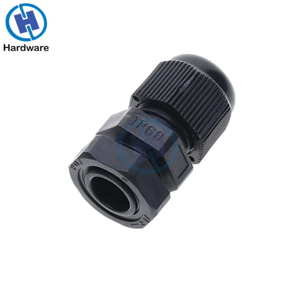 10 шт. PG7 черная кабельная желоба Водонепроницаемая пластиковая нейлоновая втулка