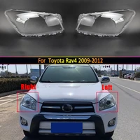 car headlight lens for toyota rav4 2009 2010 2011 2012 headlamp cover car replacement front auto shell cover