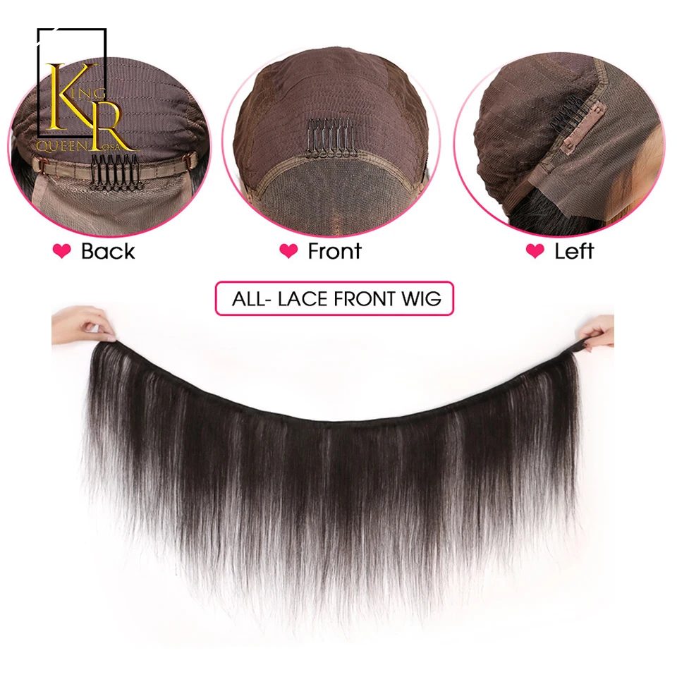 13x4 Короткие парик бразильский Волосы Remy прямые Синтетические волосы на кружеве