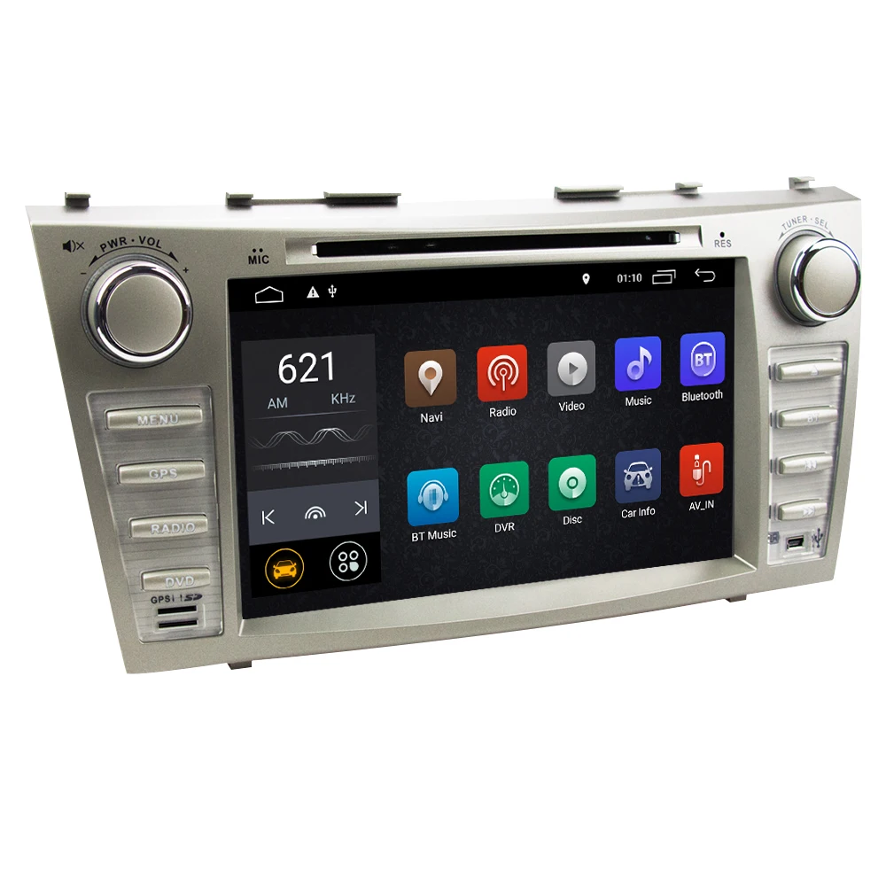 Автомагнитола Eunavi 2 Din Android 10 DSP Dvd стерео для Toyota Camry 2006 2007 2008 2009 2011 GPS головное