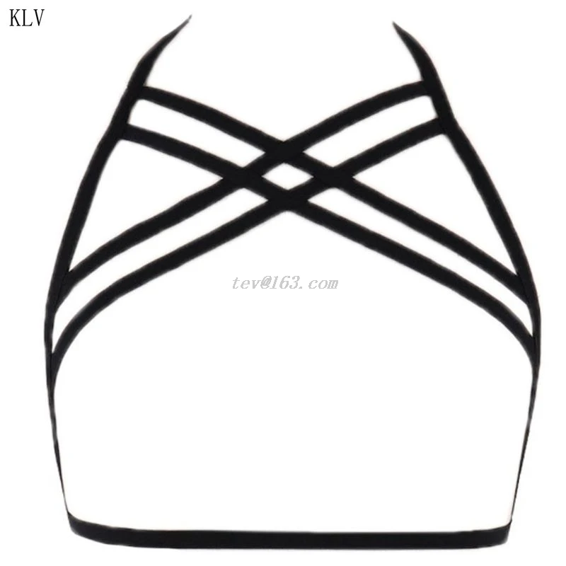 Женский бюстгальтер с лямкой на шее растягивающийся бандажный открытой спиной