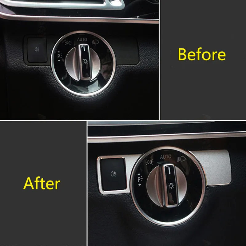 

Replacement Button cover 2pcs Trim For Mercedes Benz ML W166/GL X166 2012-2015 Aluminum Alloy Silver Accessory