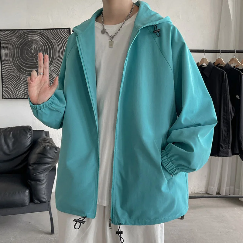 Privathinker 2022 осень с капюшоном мужская куртка оверсайз повседневная ветровка Harajuku