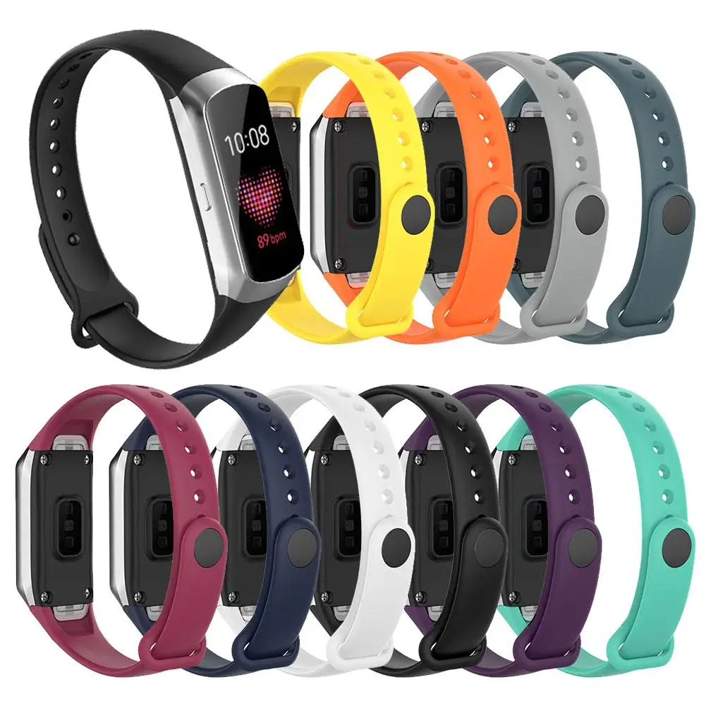 Сменный ремешок для браслета для samsung Galaxy Fit SM-R370 многоцветные силиконовые ремешки для часов