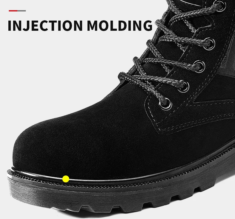 Уличные Водонепроницаемые зимние ботинки со стальным носком рабочая безопасная