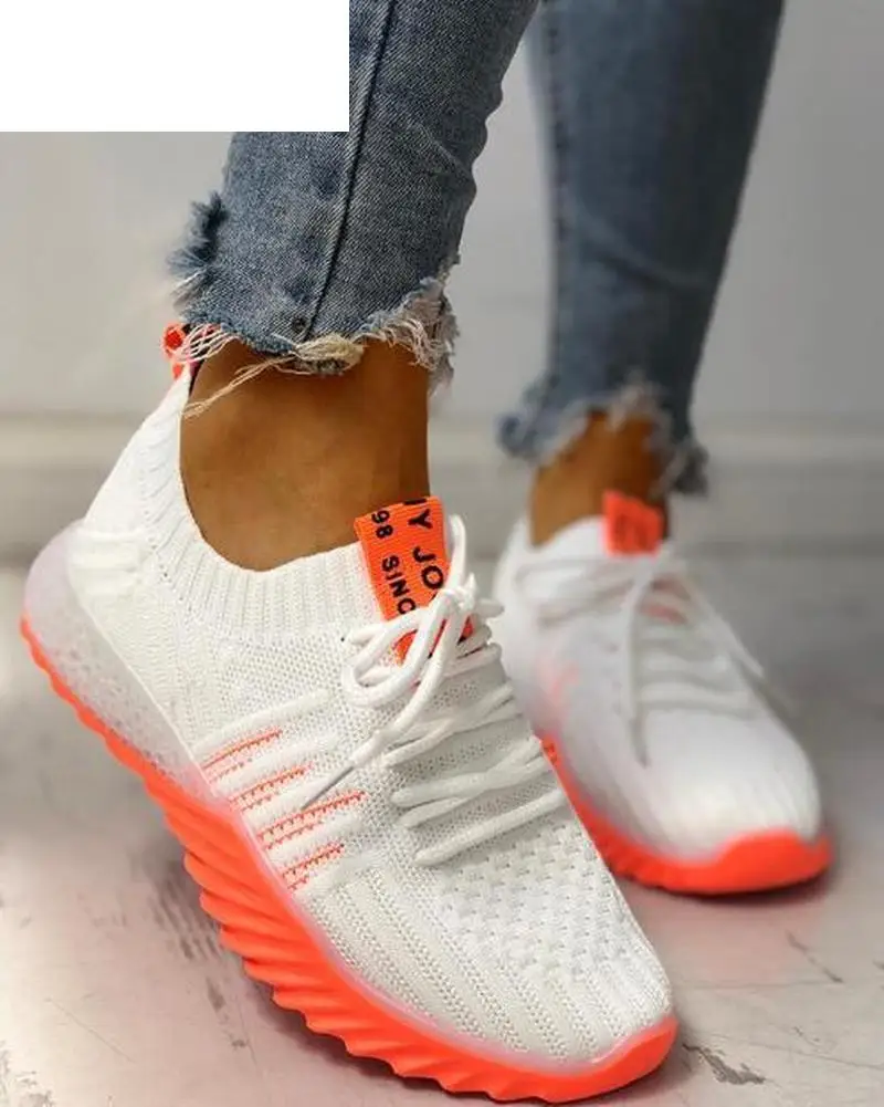 

2021 New Women Platform Chunky Sneakers Casual Vulcanize Shoes Luxury Designer Female Fashion Sneakers Chaussures Femme