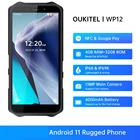 Oukitel WP12 прочный IP6869K смартфон 4 Гб + 32 Гб 4 ядра Android11 мобильный телефон 5,5 ''HD + 500W1300W 13MP Камера телефон 4000 мАч