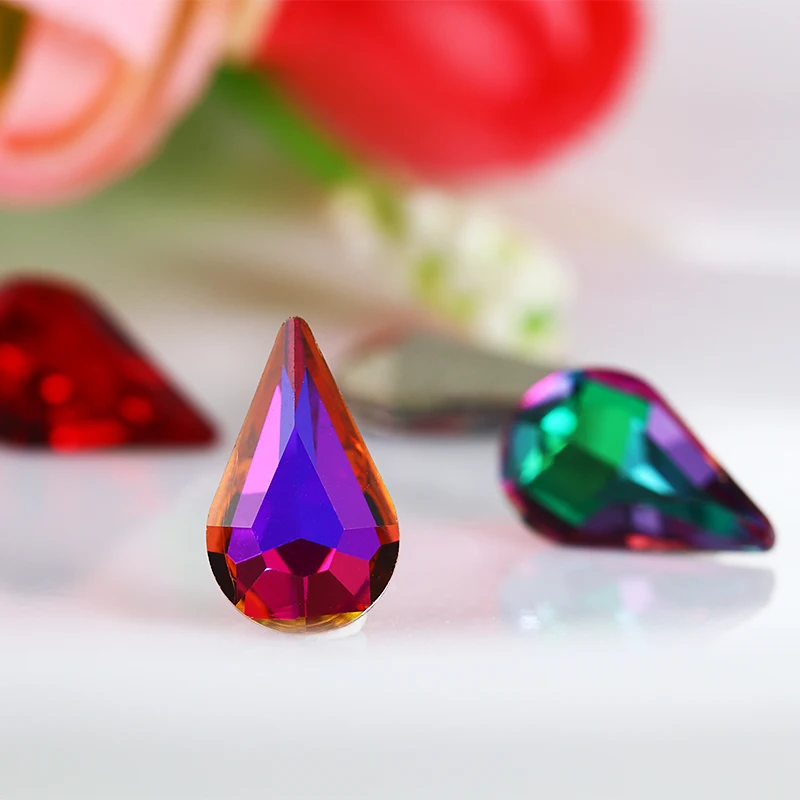 Каплевидные художественные изделия стразы украшения для одежды своими руками