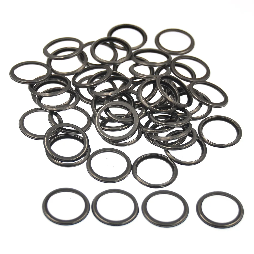 

50pcs Multifunctional OE 11126-AA000 M20 Metal Oil Drain Plug Portable Crush Washer Oil Pan Screw Gaskets Auto Car Accessories