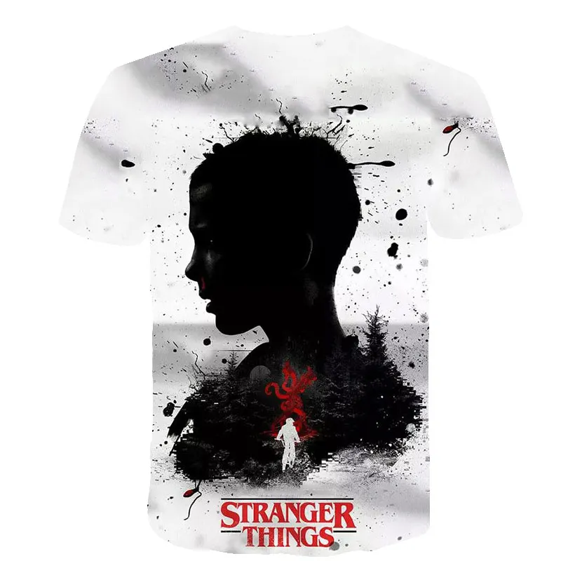 

Harajuku 3D Strange-things t-shirts Men Women Baby Clothes Cartoon Anime Family Clothing Casual Tops Family Matching Outfits