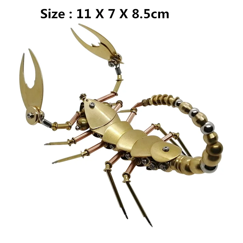3D металлическая Сборная модель механические насекомые