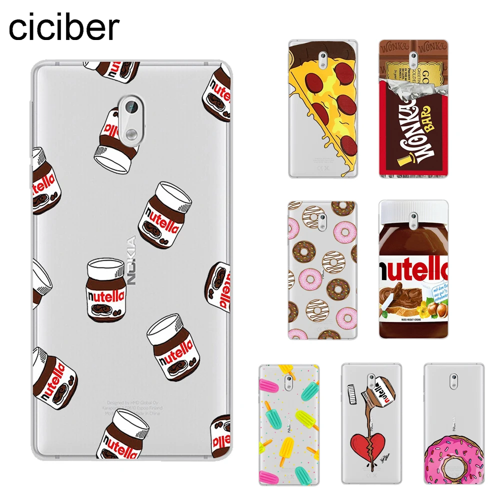 Шоколадные пончики ciciber для Nokia 8 1 7 6 5 3 2 Plus 9 PureView чехлы телефонов X7 X6 X5 X3 TPU|Бамперы|