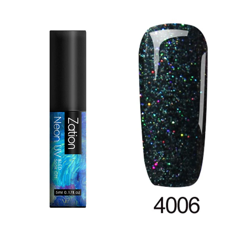 4006 Гель zation лак для ногтей для УФ-и светодиодной лампы Semi Vernis Перманентный Гель-лак Топ 5 мл неоновый лак для ногтей Полупостоянный верхний слой - Цвет: 4006