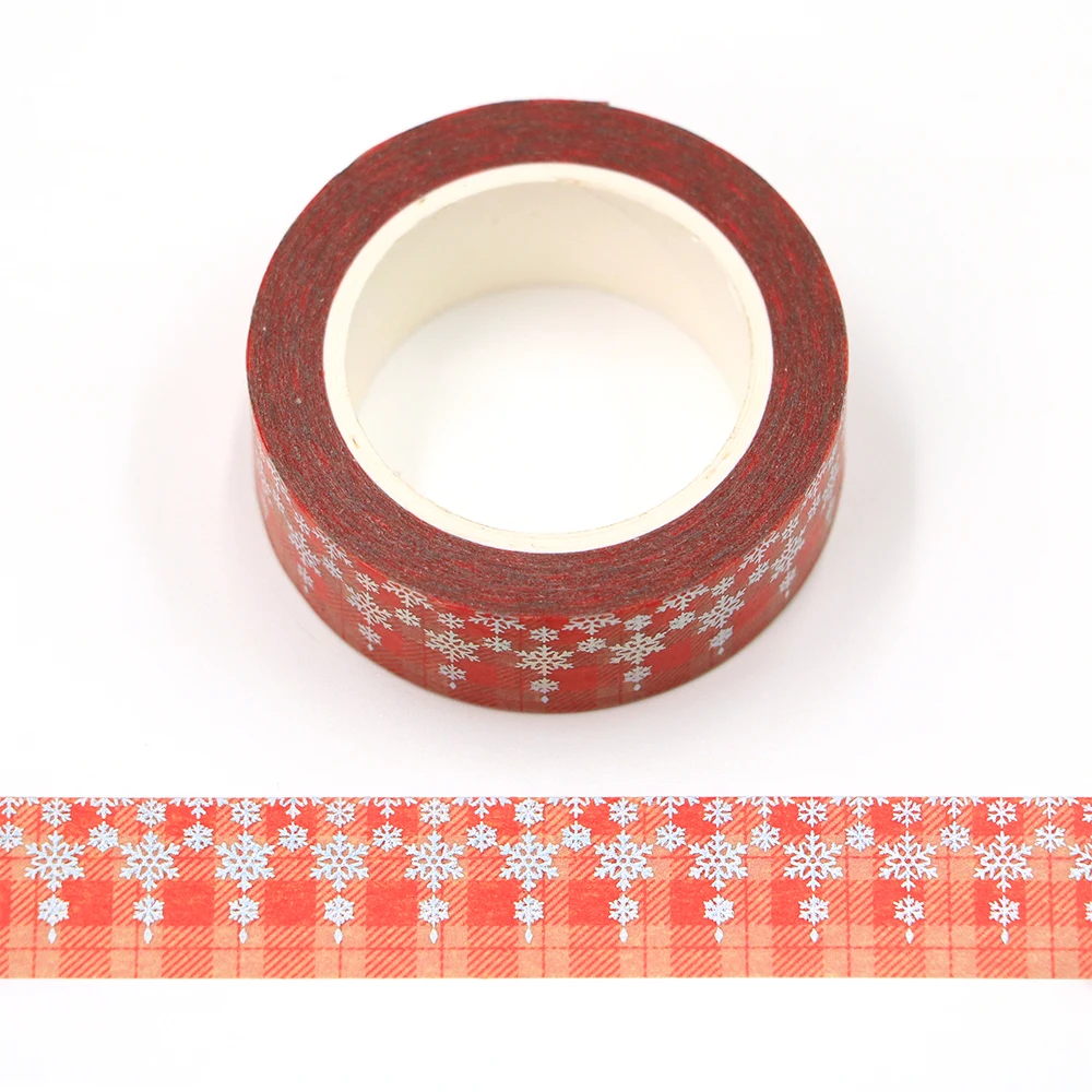 

10pcs/Lot 15mm x 10m Pine Needles Gold Foil Pine Cone Washi Tape Scrapbook Paper Masking Adhesive Christmas washy tape