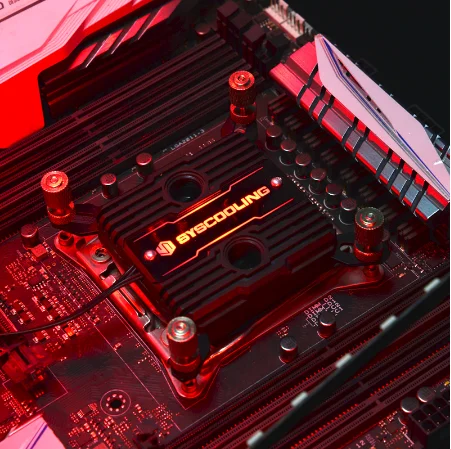 Syscooling cpu блок водяного охлаждения C37 красочный светильник кулер для воды медный блок для Intel cpu DIY жидкостное охлаждение