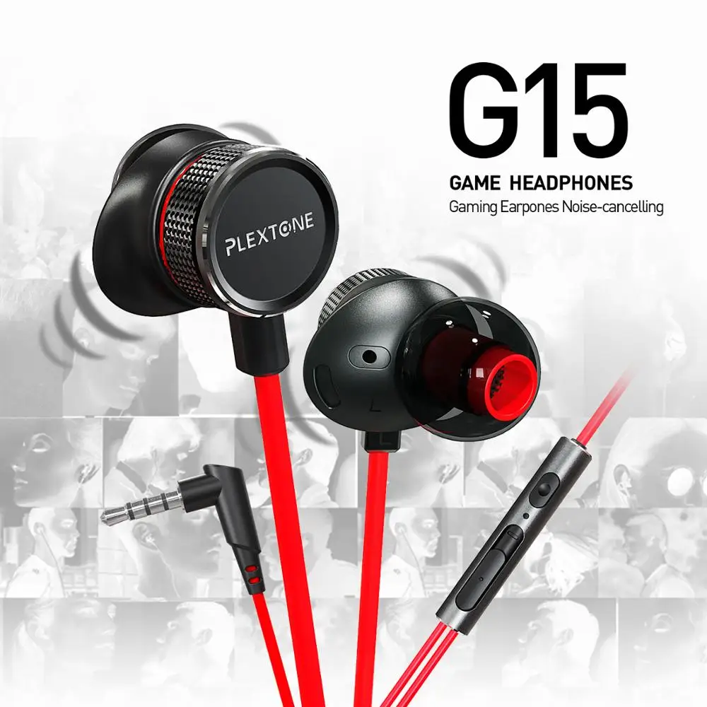 Наушники PLEXTONE G15 с проводным управлением проводные наушники 3 5 мм Hi-Fi Музыкальная