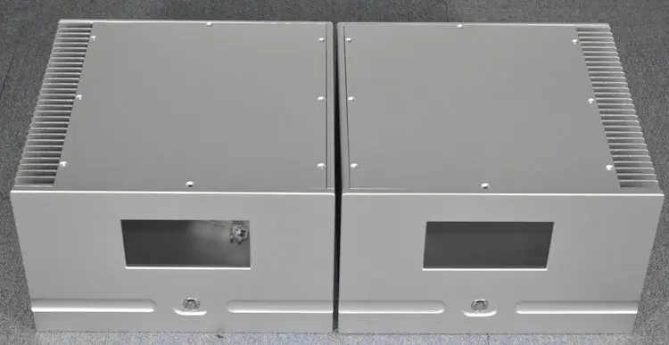 

Size D312 W322 H200mm A Pair of Luxury Aluminum Chassis Rear Class A Box DIY Power Amplifier CJ143