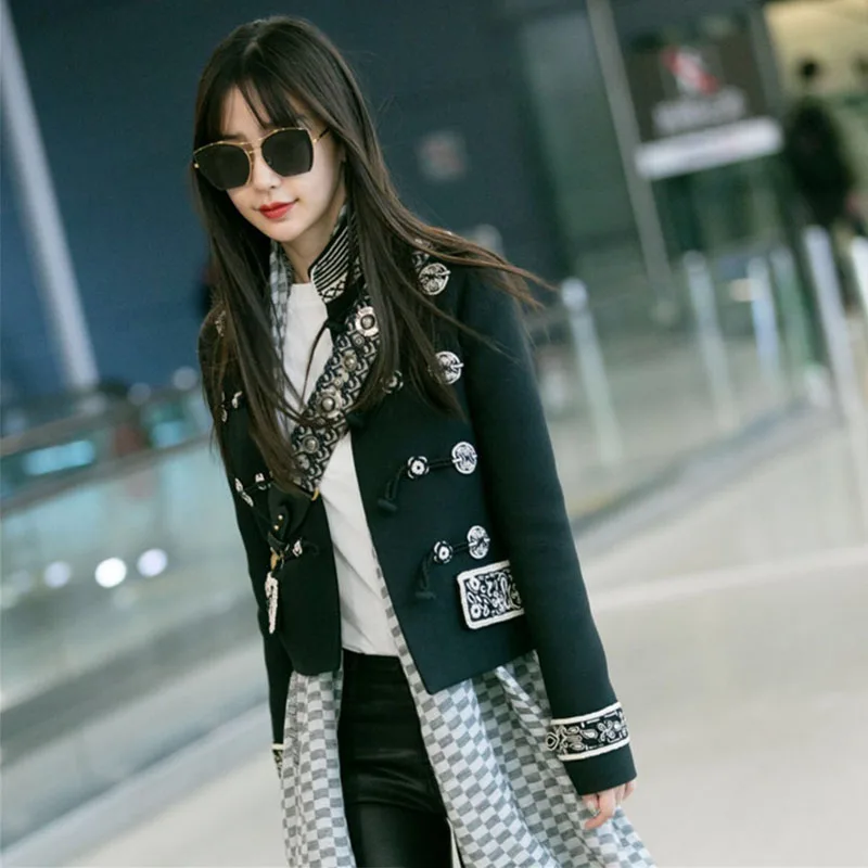 Новый осенне зимний красивый Приталенный кардиган в морском стиле короткое