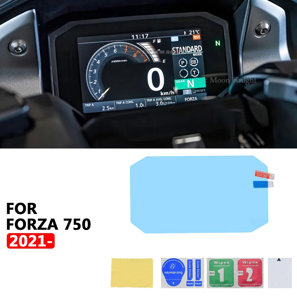 

Motorcycle Accessories Scratch Cluster Screen Dashboard Protection Instrument Film For Honda For Forza 750 For Forza750 2021 -