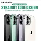 Роскошный Классический чехол с квадратной рамкой для iPhone 13 11 Pro Max 12 Pro 12 Mini x xs max xr 7 8 plus se 2020, мягкие прозрачные чехлы