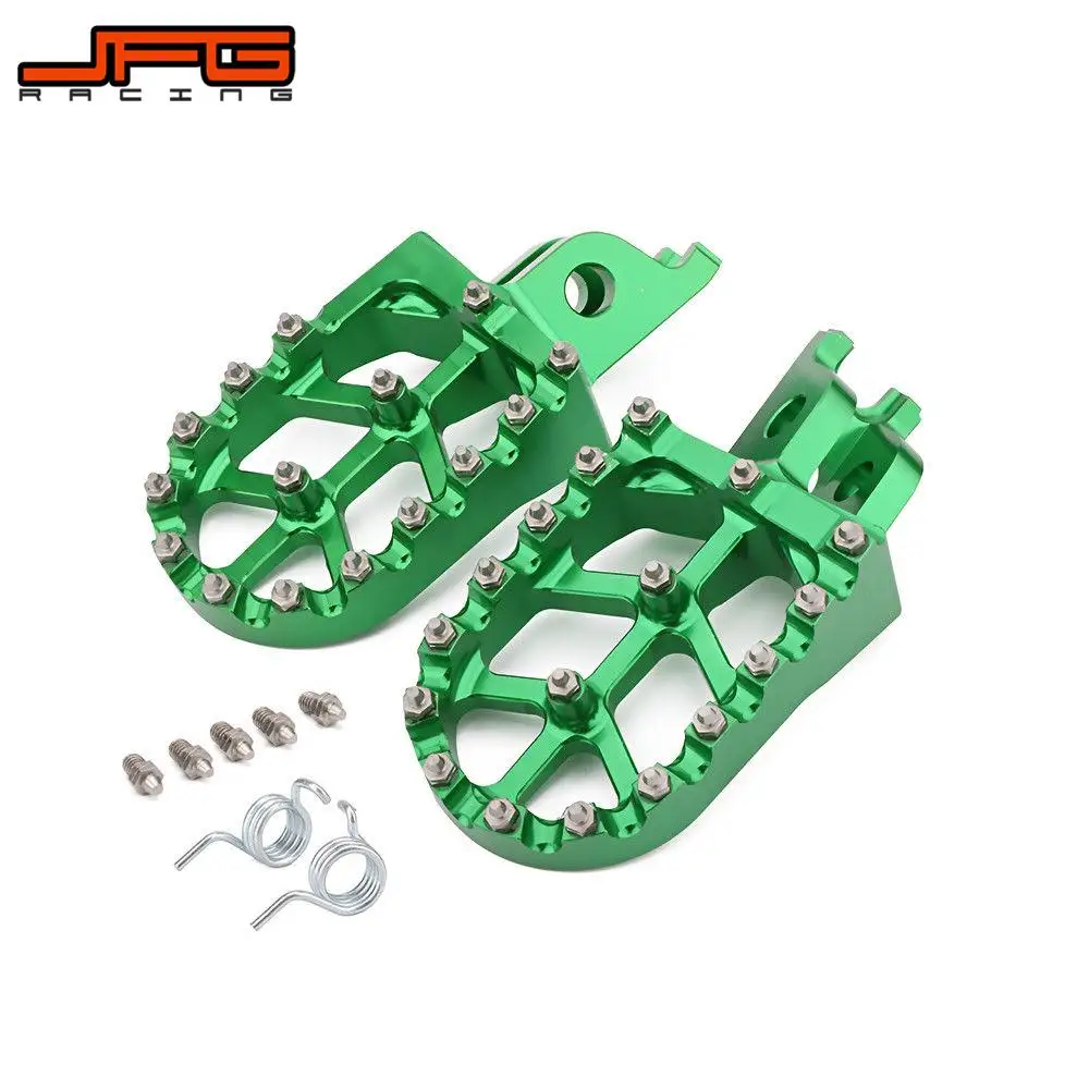 Подножки для мотоцикла с ЧПУ подножки педали KAWASAKI KX250 KX450 2019 2020 KX250F KX450F 2017 2018 KLX450R