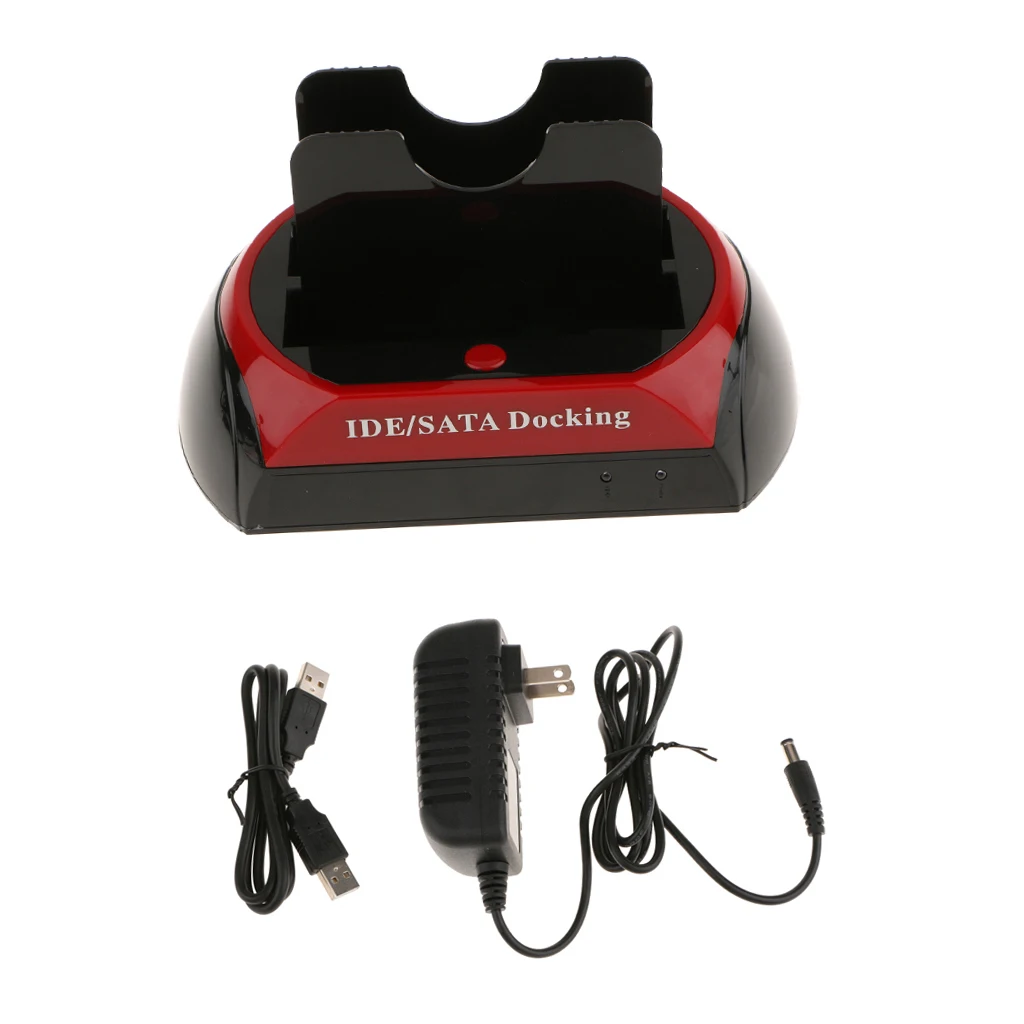 

Двойная база для жесткого диска, 3,5 дюйма, 2,5 дюйма, USB SATA IDE, Двойная внешняя станция 4 ТБ