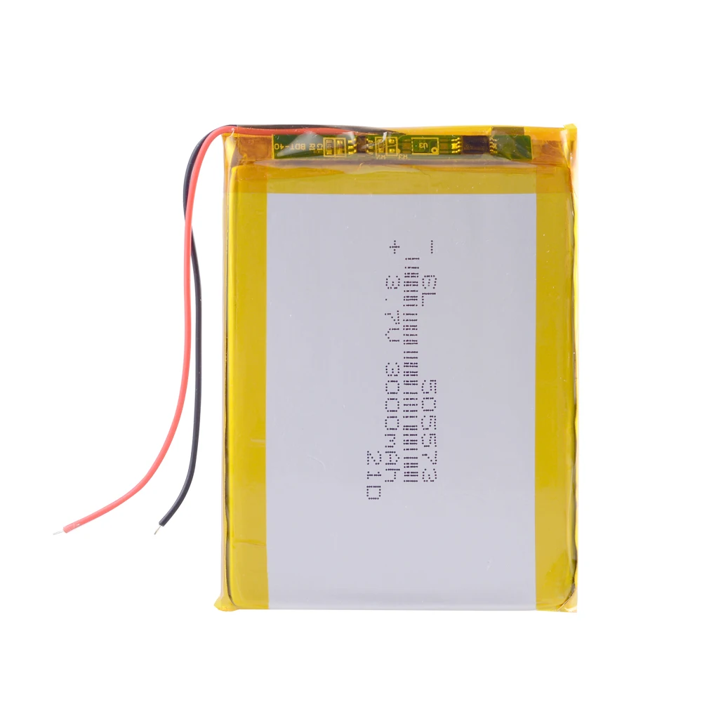 Batería de polímero de iones de litio para juguete, cargador portátil de 3,7 V, 3000mAH, 505573, para GPS, mp3, mp4, Registrador de teléfonos inteligentes antiguos