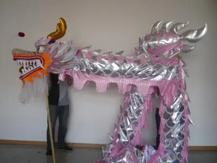 Танцевальный Костюм золотого и фиолетового дракона 4 м| |