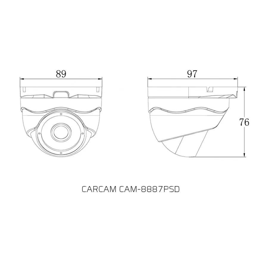 Сетевая IP-камера видеонаблюдения CARCAM CAM-8887PSD | Безопасность и защита