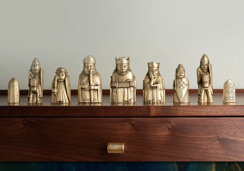 Медные поделки ограниченного выпуска украшение Льюис Chessmen художественная