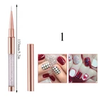 1 шт. Стразы Кисть для ногтей Алмазная Цветущая ручка для ногтей с акриловой ручкой профессиональная ручка для ногтей инструменты для самостоятельного маникюра