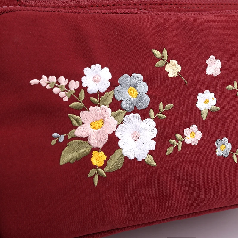 Bags for Women Nylon Crossbody Waterproof Female Messenger Bag Embroidery Shoulder Bag Small Fashion Women Messenger Bags
