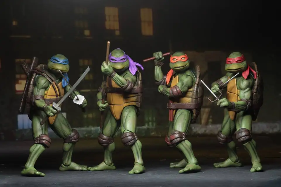 Набор из 4 черепашек 90-х " фигурка Рафаэля леonardo Michelangelo Donatello Ninjas Bjd подвижная фигурка игрушки куклы