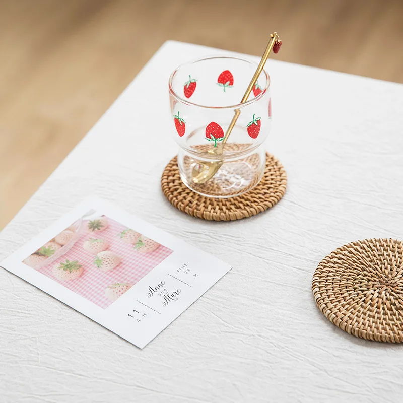 Домашняя посуда ручной работы коврики кухонные для стола подставка из ротанга