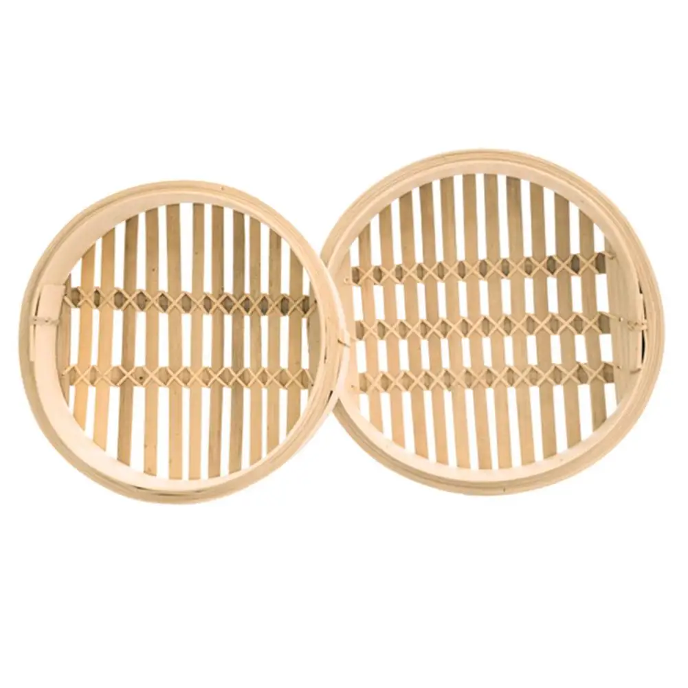 Пароварка из бамбука для приготовления рыбы риса овощей 7/8/9 дюймов|Пароварки| |