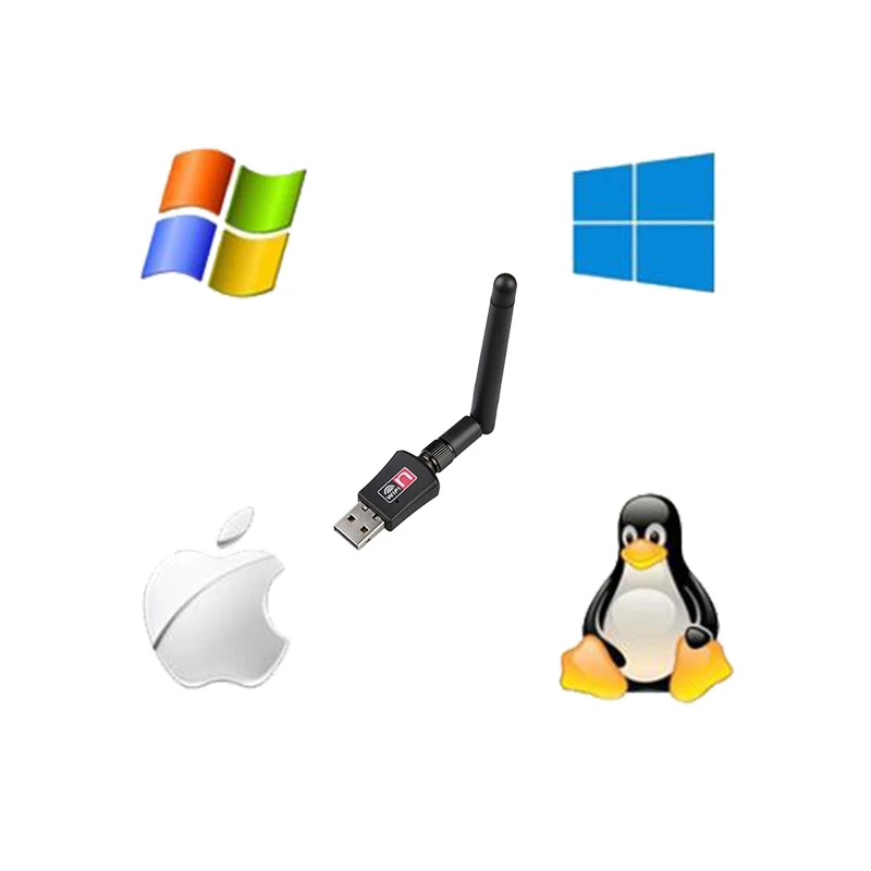 RTL8192EU USB Wifi антенна адаптер 300 Мбит/с 2 4G беспроводная сетевая карта для ноутбука
