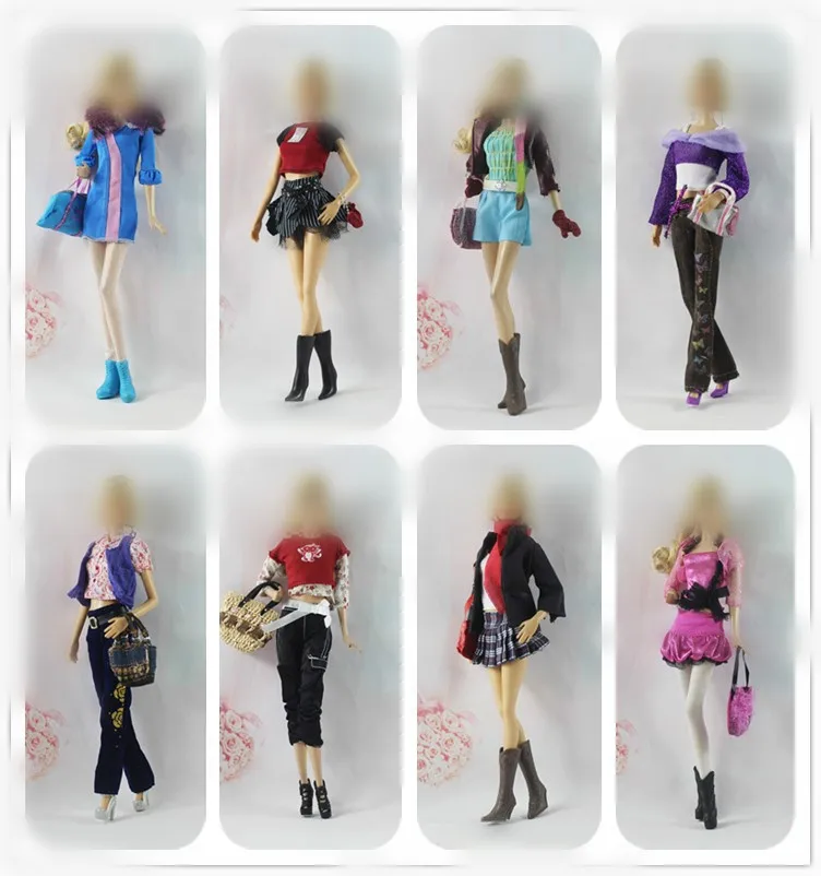 Кукольное платье 30 см модная одежда наряд ручной работы для куклы Барби