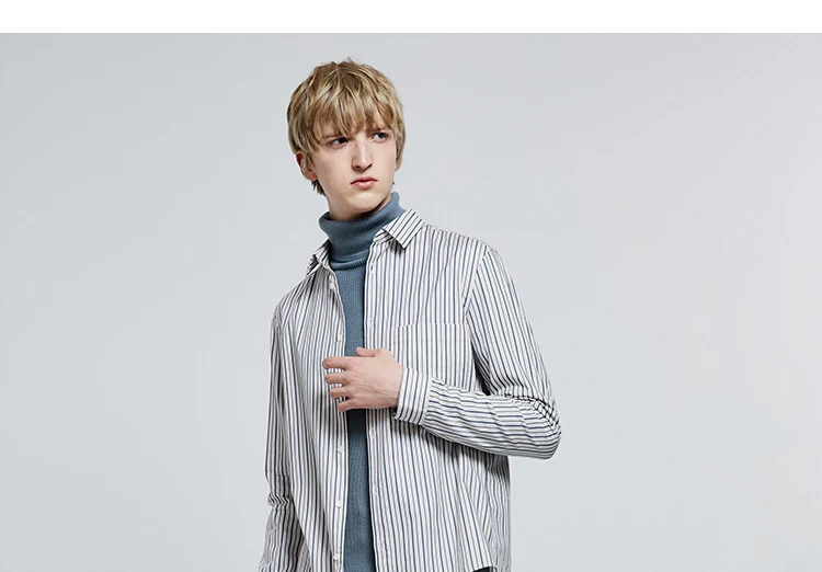 JackJones Мужской умный Повседневный светильник с длинными рукавами свитер с воротником-стойкой 219324525